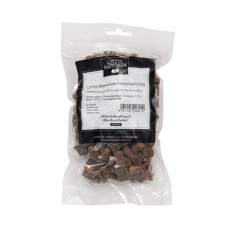LOTTIS HÄPPCHEN Kängurusnacks Trainingssnack 250 g Must-Have